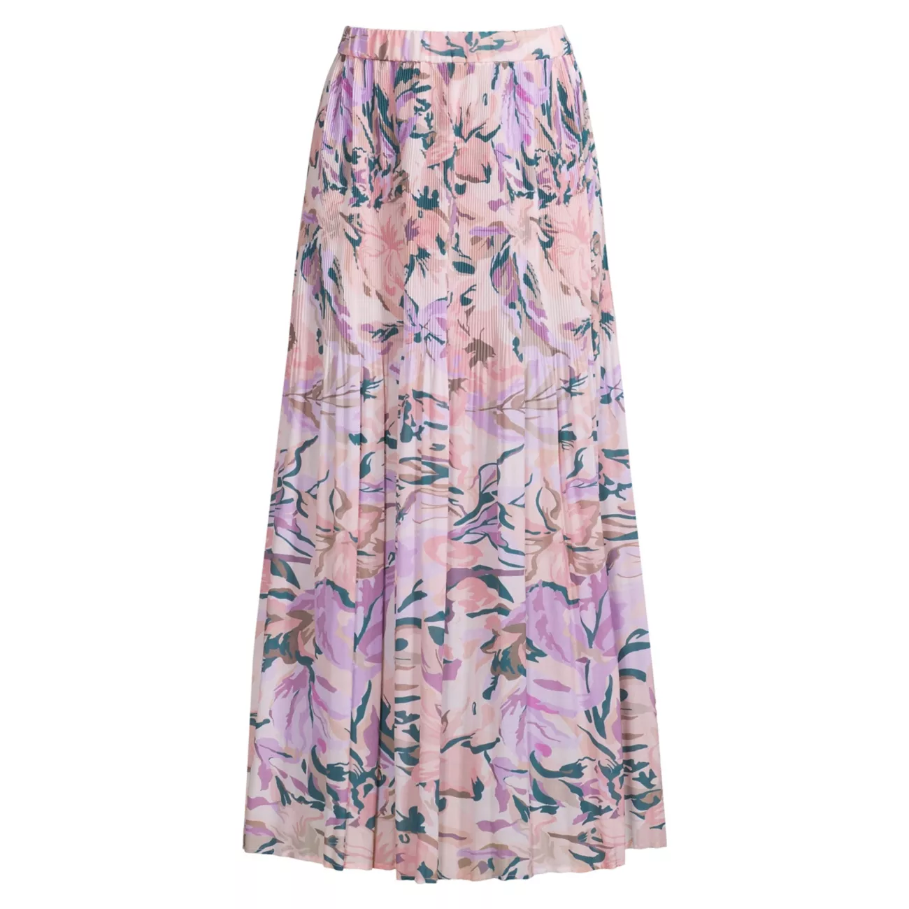 Плиссированная длинная юбка с цветочным принтом Misook