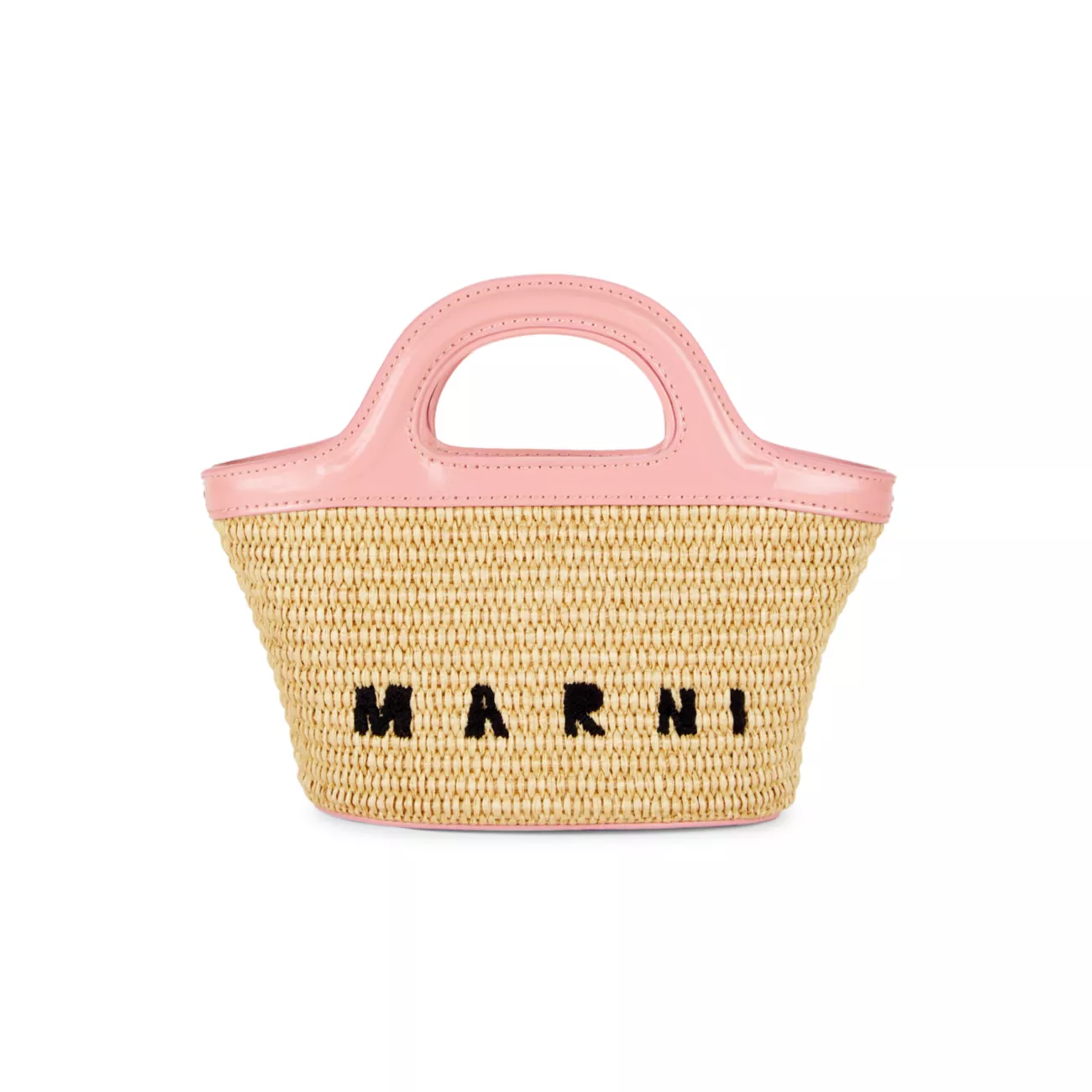 Плетеная сумка-тоут с логотипом MARNI