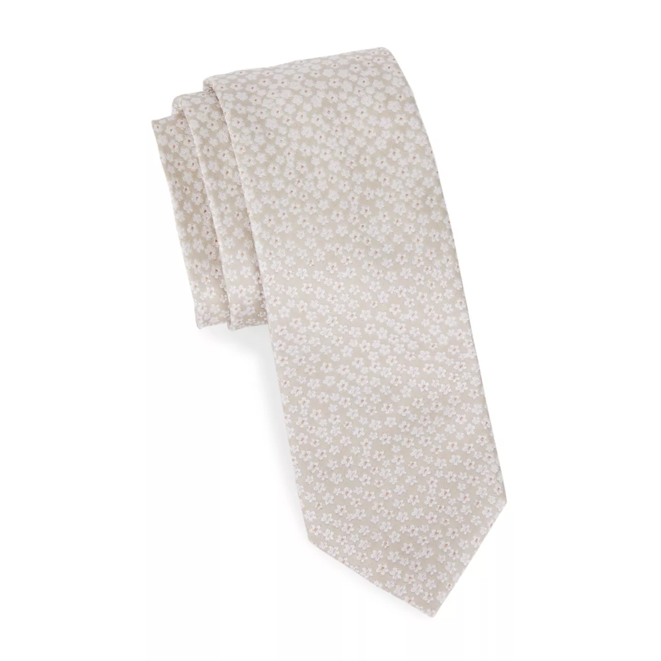 КОЛЛЕКЦИЯ Шелковый галстук с микроцветочным узором Saks Fifth Avenue