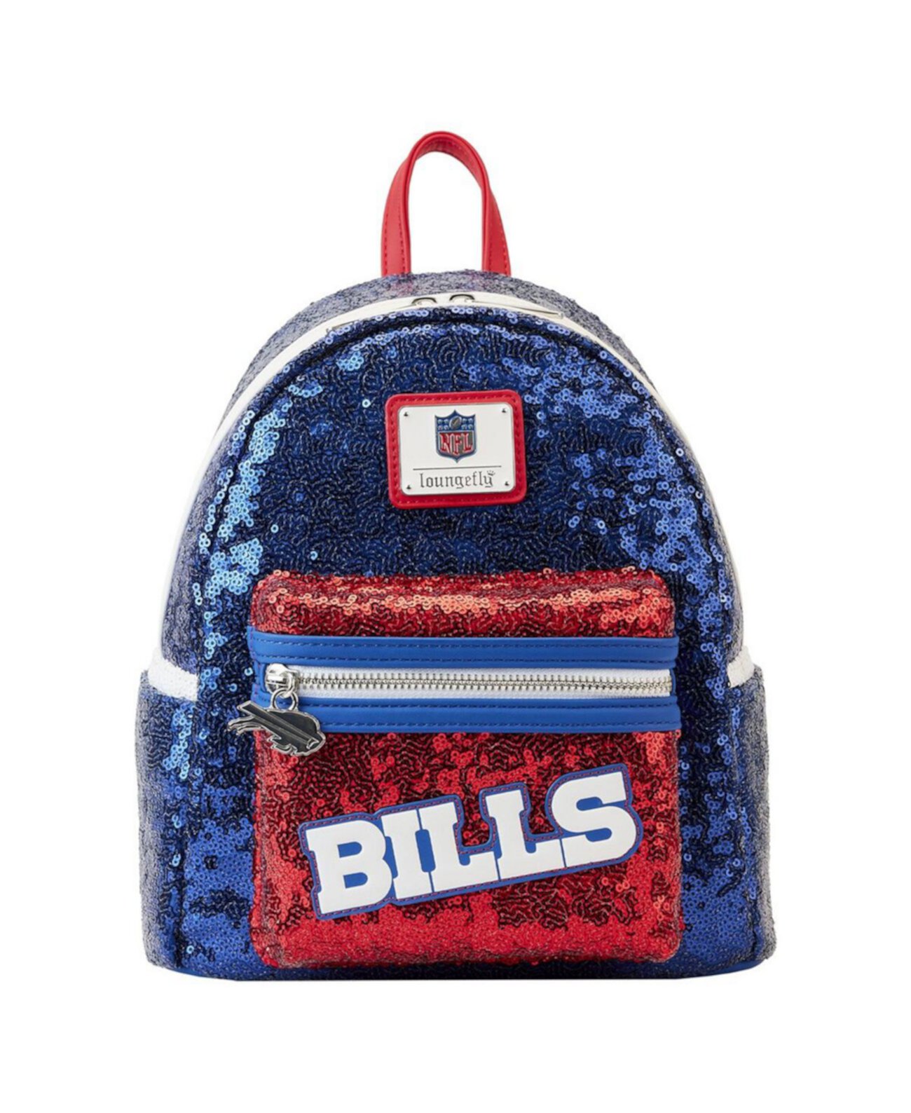 Мужской и женский мини-рюкзак с пайетками Buffalo Bills Loungefly