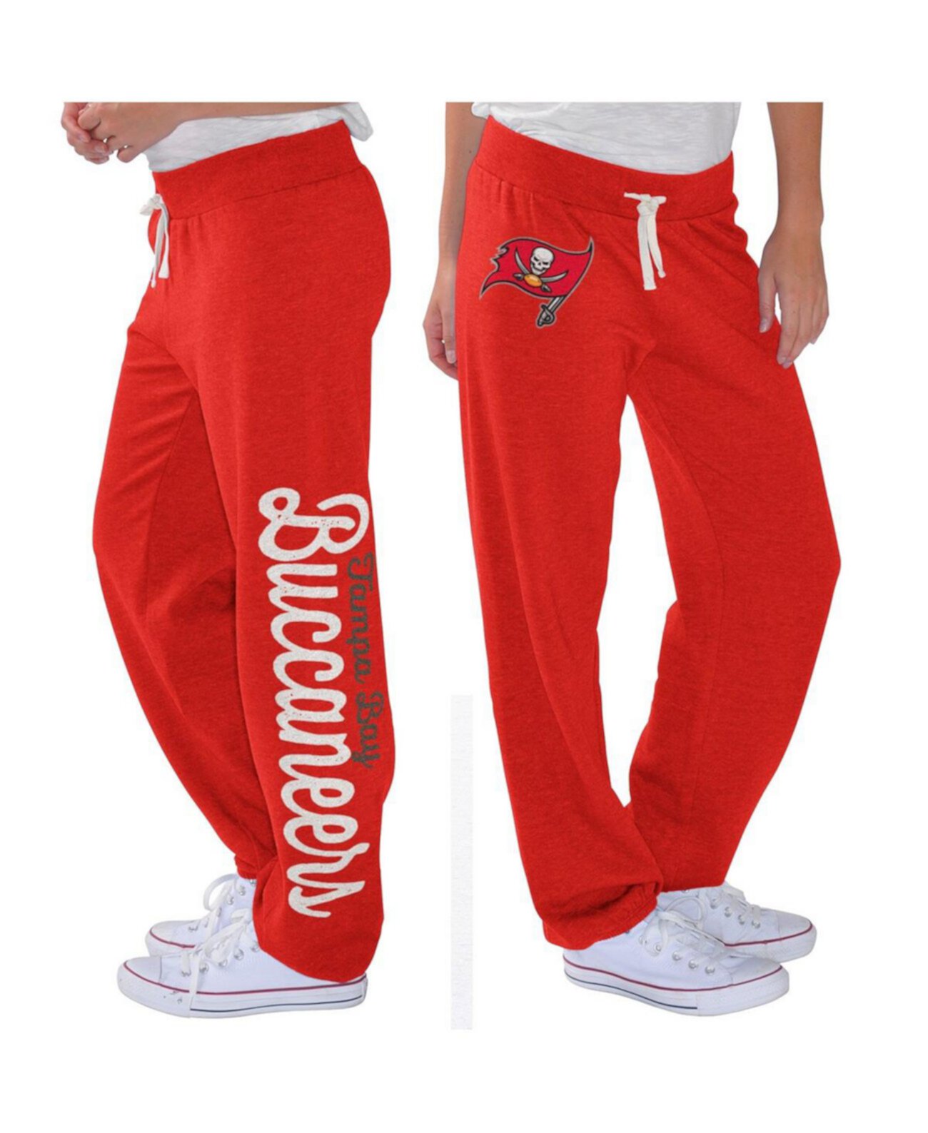 Женские красные флисовые брюки Tampa Bay Buccaneers для схватки G-III