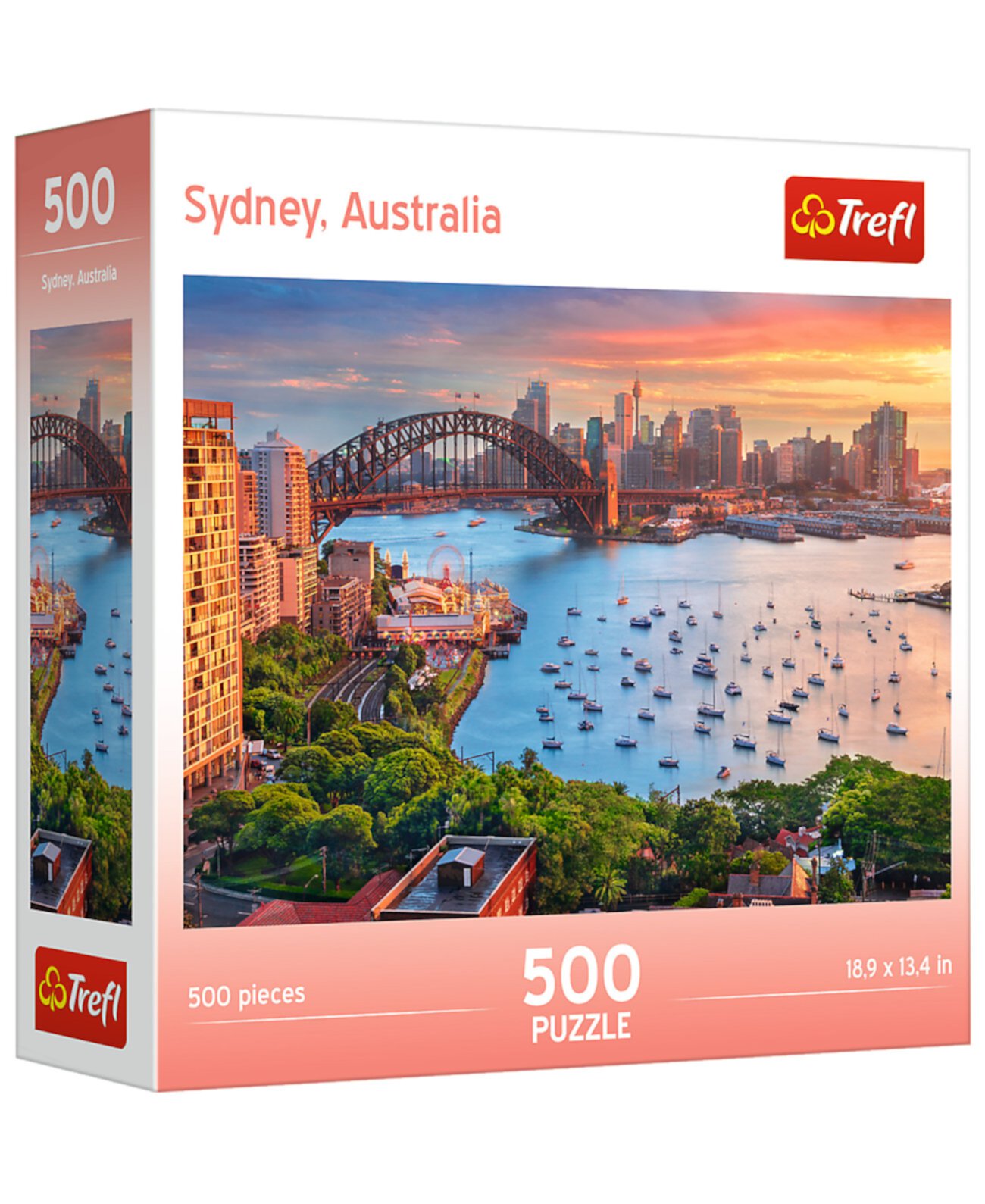 Красный пазл, 500 деталей - Сидней, Австралия Trefl