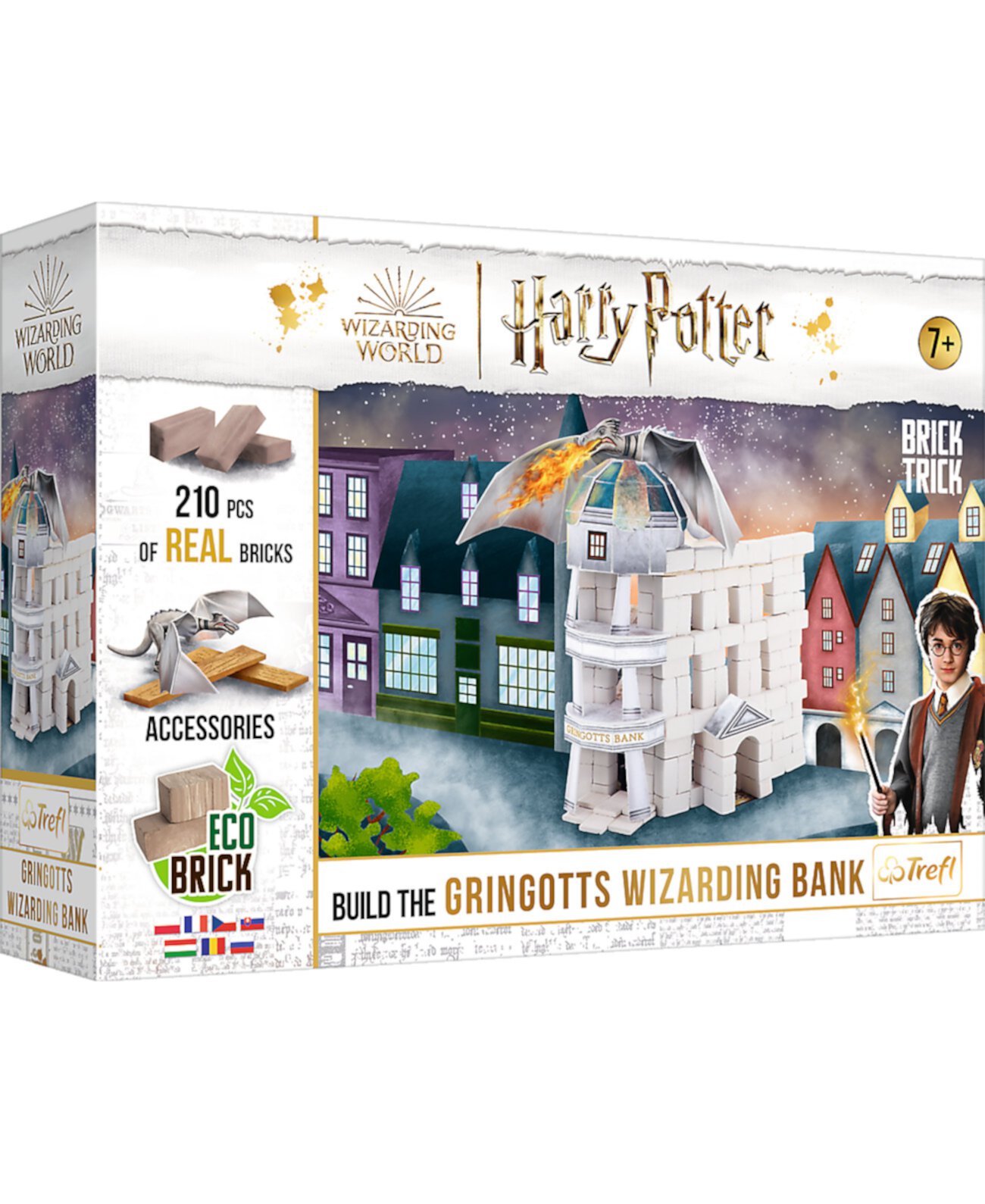 Harry Potter Brick Tricks Волшебный банк Гринготтс, 210 предметов Trefl