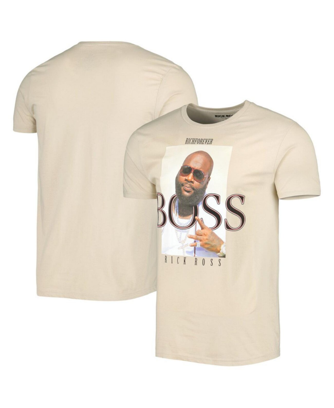 Мужская и женская футболка Tan Rick Ross с рисунком Philcos