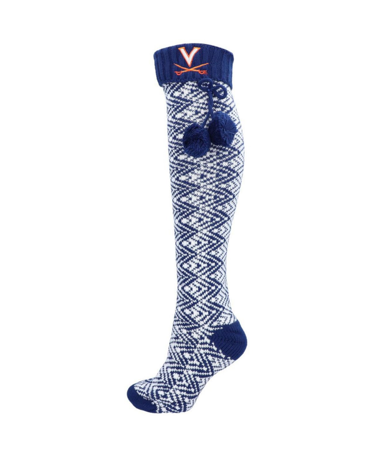 Женские носки до бедра с геометрическим рисунком Virginia Cavaliers ZooZatz