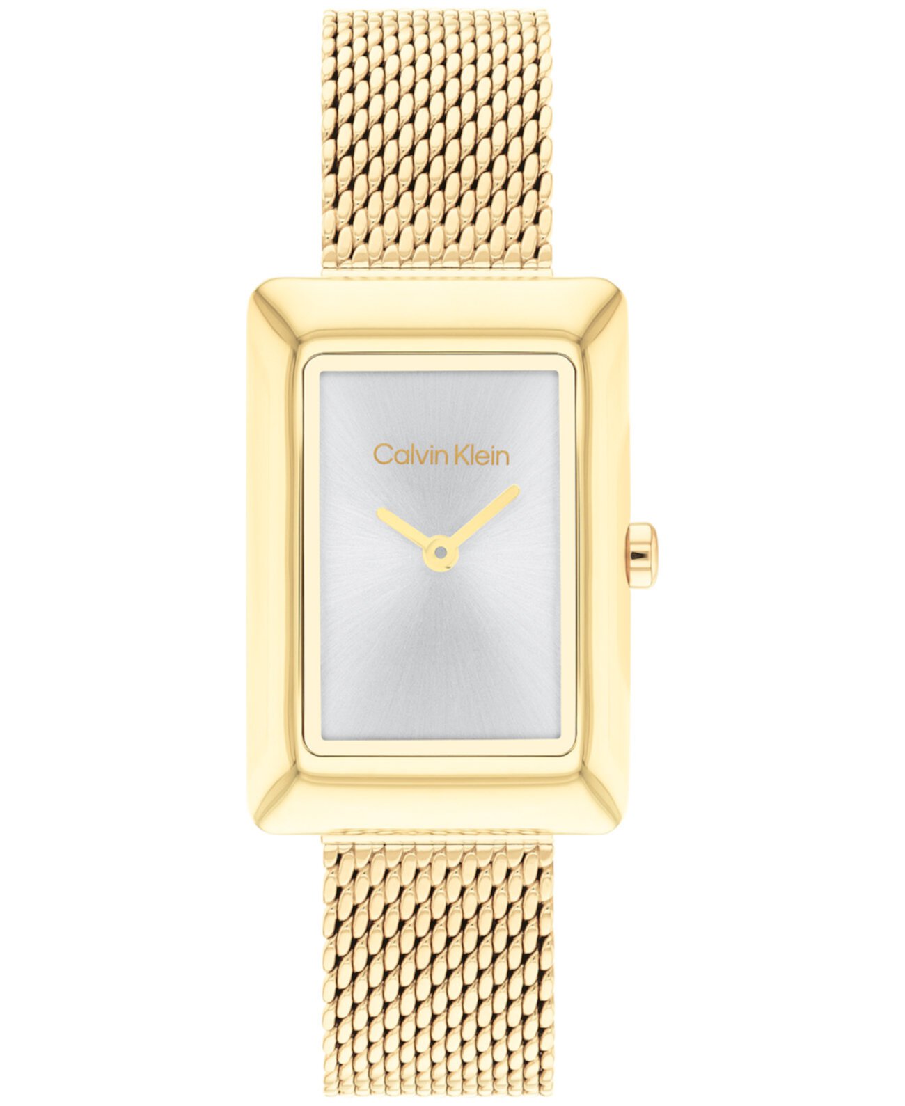 Женские золотистые часы-браслет с двумя стрелками из нержавеющей стали, 22,5 мм Calvin Klein