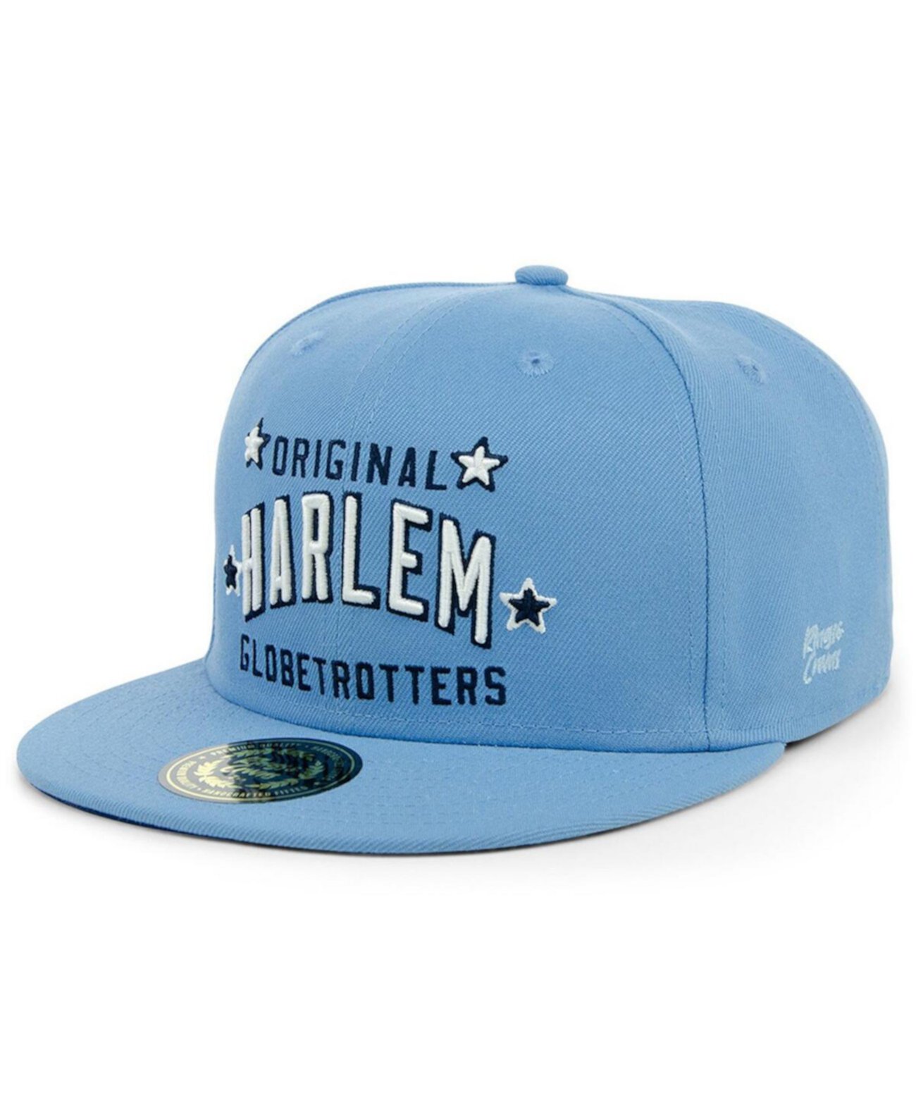 Мужская голубая приталенная шляпа Harlem Globetrotters Rings & Crwns