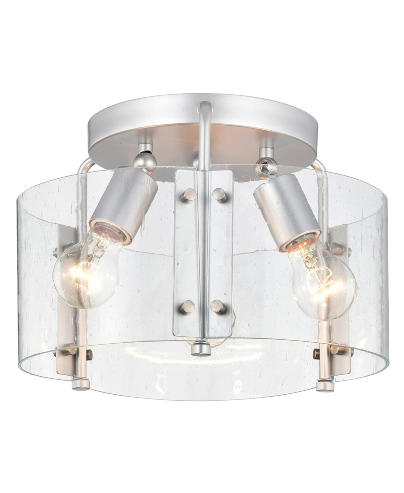 Потолочный светильник Fortuna 13 дюймов с 2 лампами для внутреннего монтажа полузаподлицо с комплектом освещения и пультом дистанционного управления Home Accessories