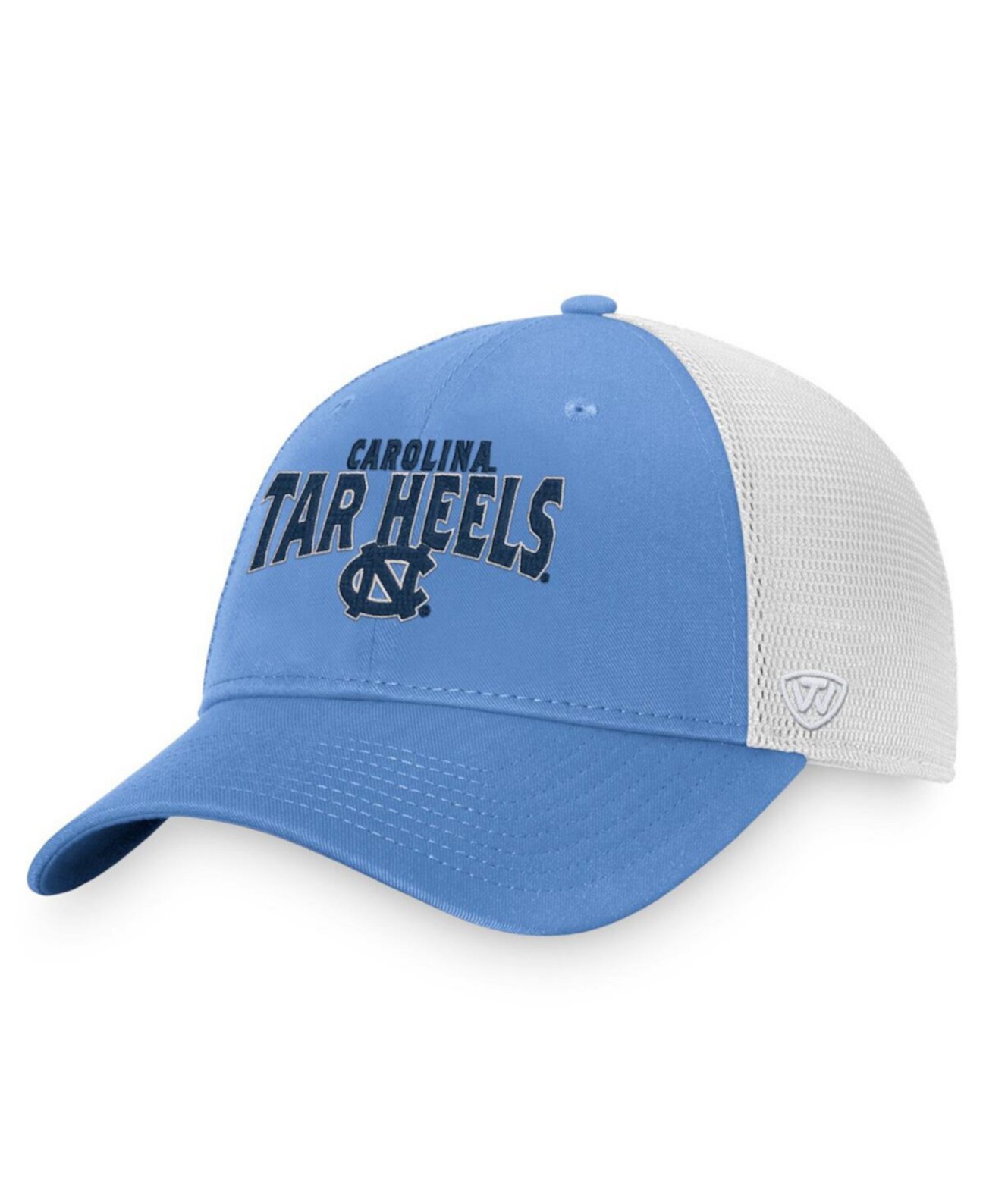 Регулируемая бейсболка Carolina Blue North Carolina Tar Heels Breakout Trucker Majestic