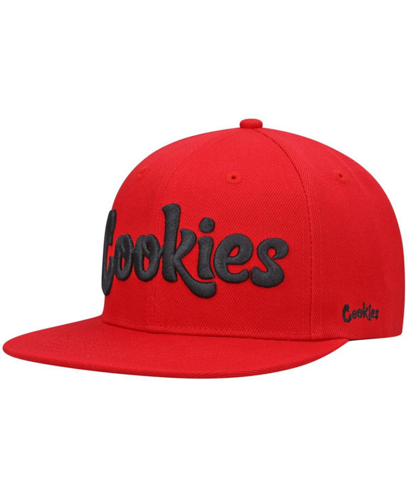 Мужская красная кепка Snapback с однотонным логотипом Original мятного цвета Cookies