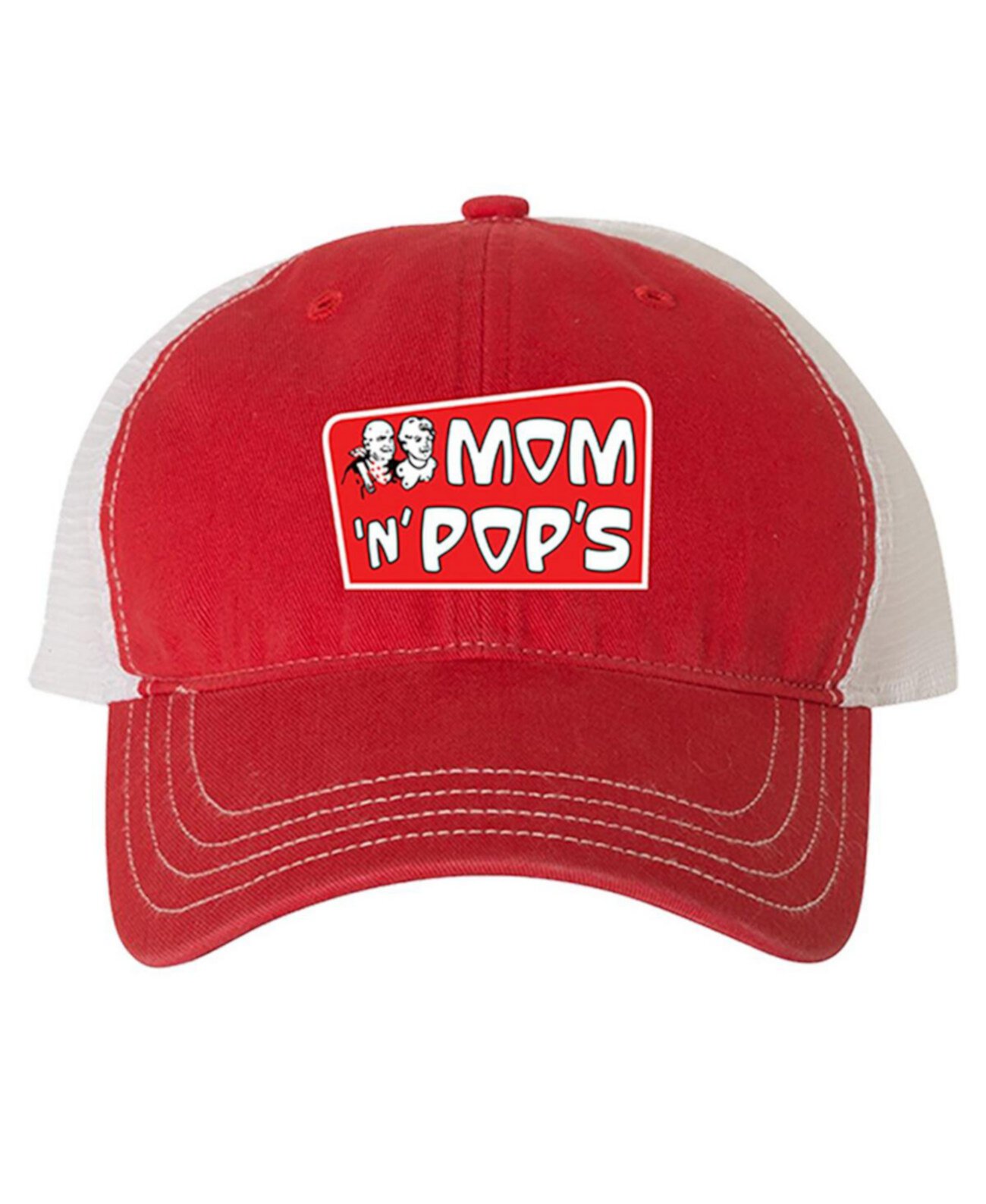 Мужская красная регулируемая шляпа Dale Earnhardt Jr. 2023 Mom N' Pops Trucker Snapback JR Motorsports Official Team Apparel