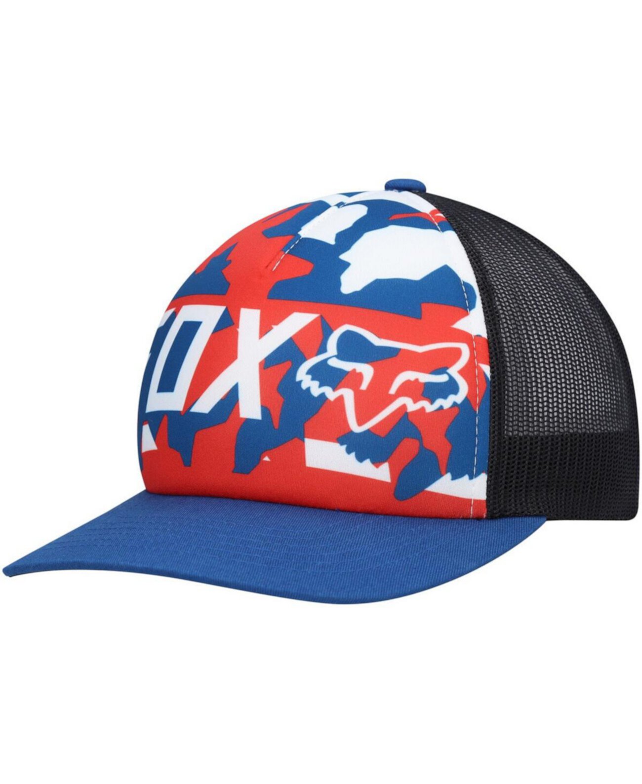 Бейсболка Fox Men's Royal, Black Red White and True Snapback Fox