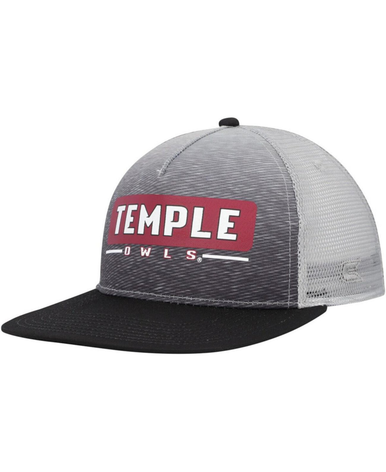 Бейсболка Colosseum Мужская Серебристая Temple Owls Snapback Colosseum