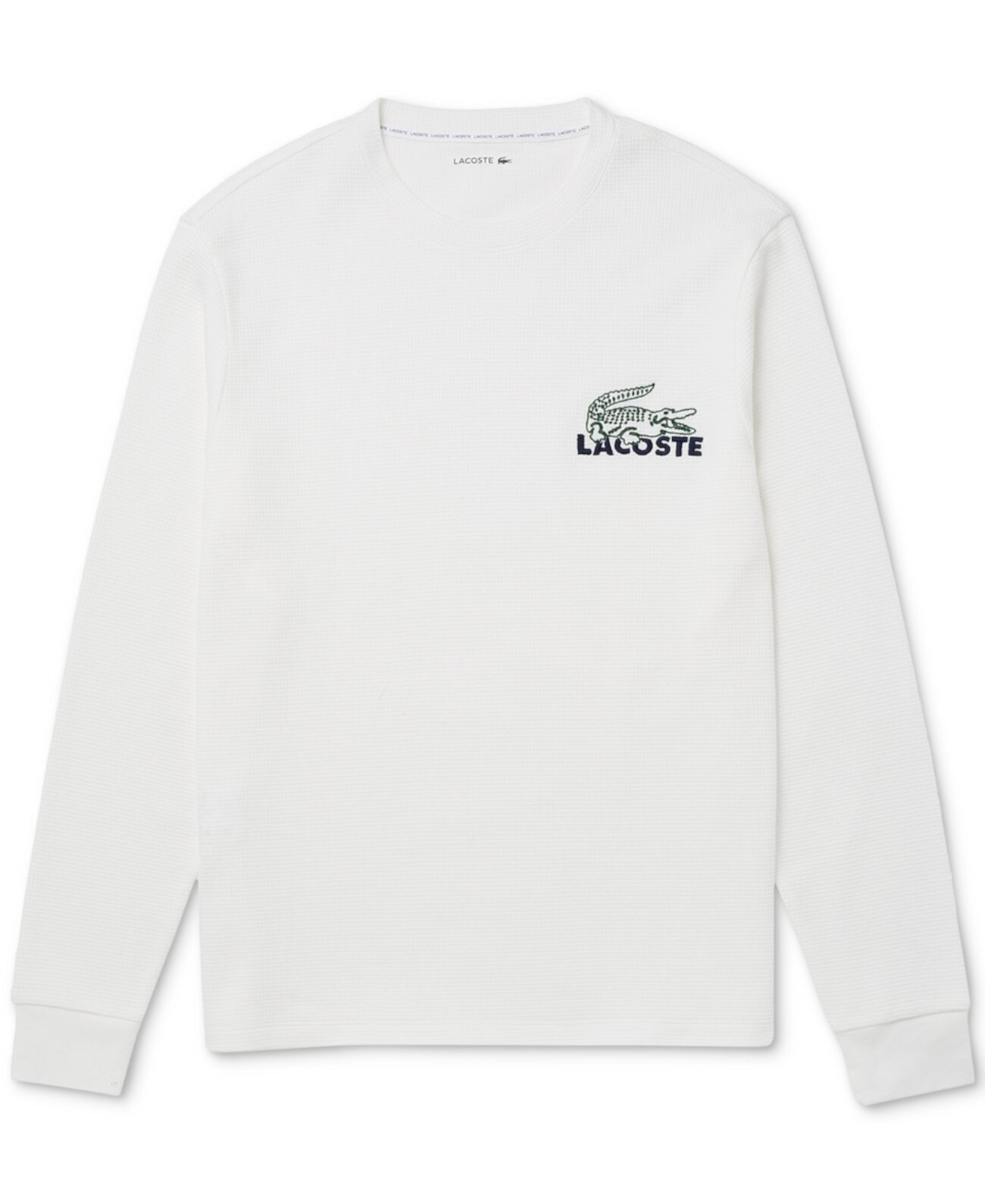 Мужская термальная пижама Lacoste с крупным логотипом крокодила, свободный фасон Lacoste