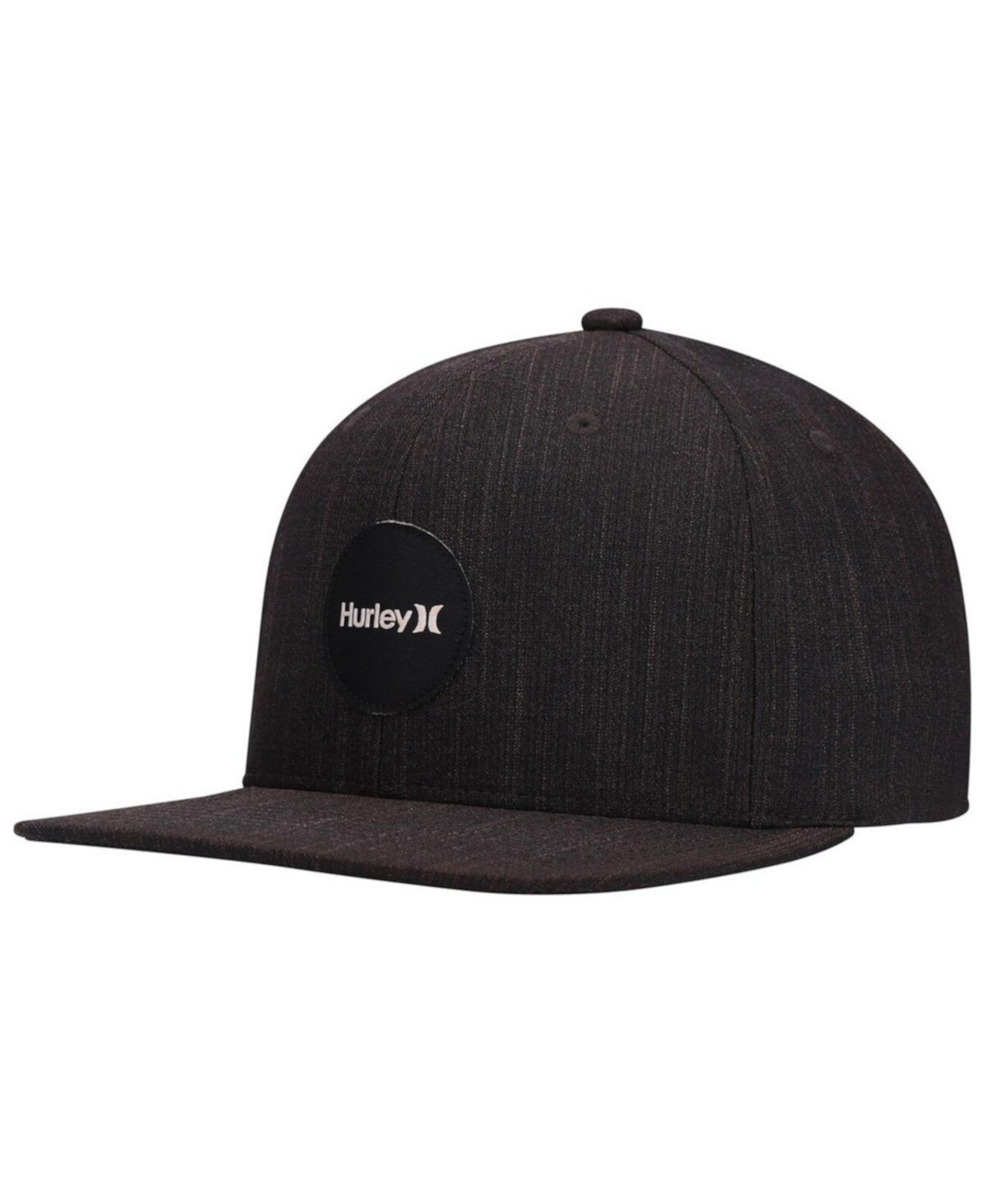 Бейсболка Hurley Мужская меланжевая черная H20-Dri Point Break с застежкой Snapback Hurley