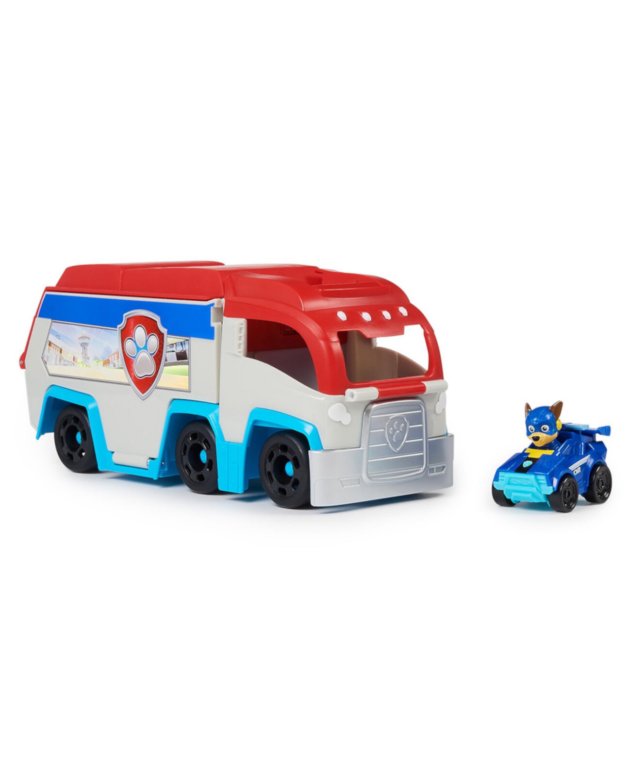 The Mighty Movie, игрушечный грузовик Pup Squad Patroller с коллекционной игрушечной машинкой Mighty Pups Chase Pup Squad, детские игрушки для мальчиков и девочек от 3 лет и старше Paw Patrol