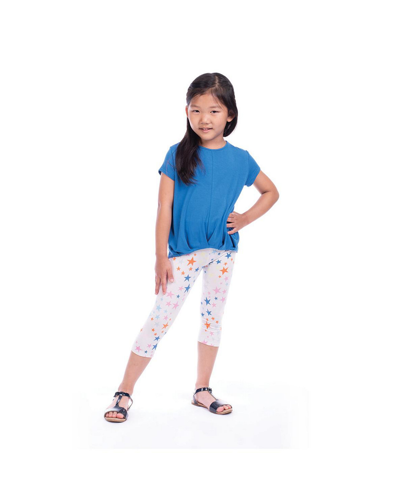 Child Eleni Star Printed Jersey Leggings IMOGA Collection