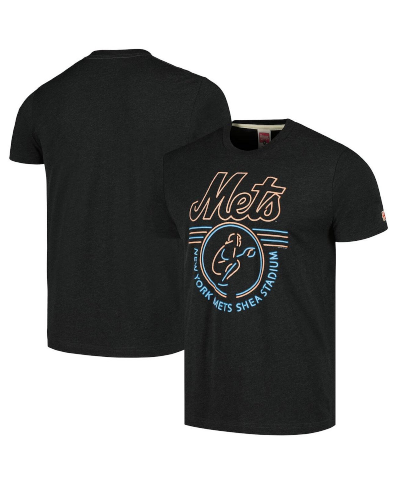 Мужская Футболка Homage New York Mets Hyper Local Tri-Blend Homage