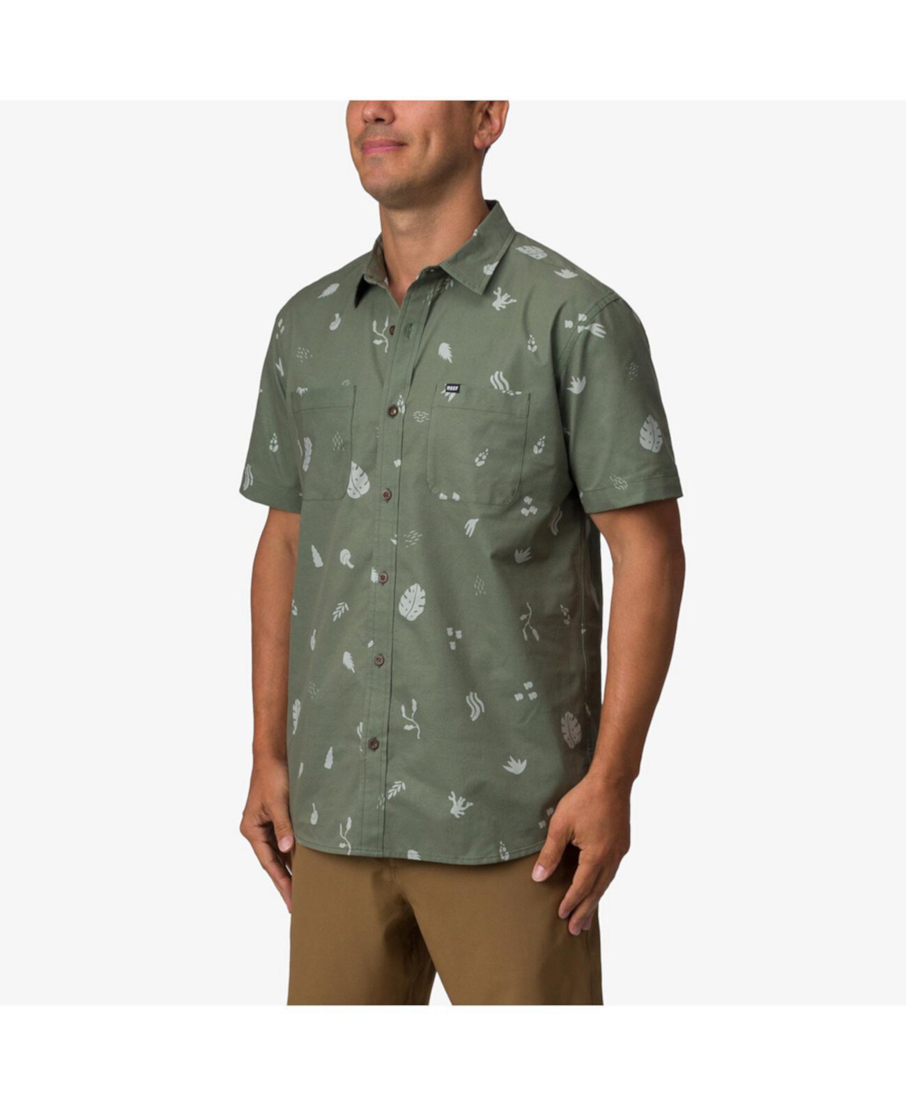 Мужская тканая рубашка Bloom с короткими рукавами Reef