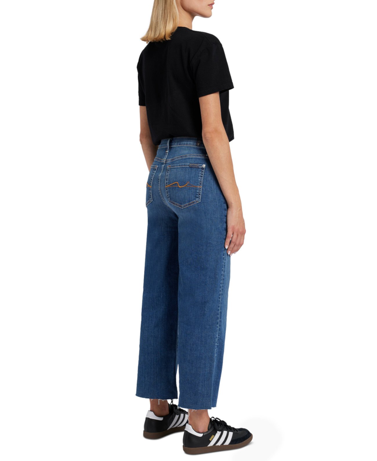 Женские укороченные джинсы-брюки Alexa 7 For All Mankind