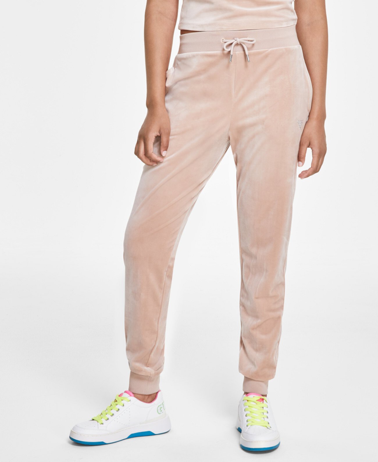 Women's Couture High-Rise Pull-On Jogger Pants Guess