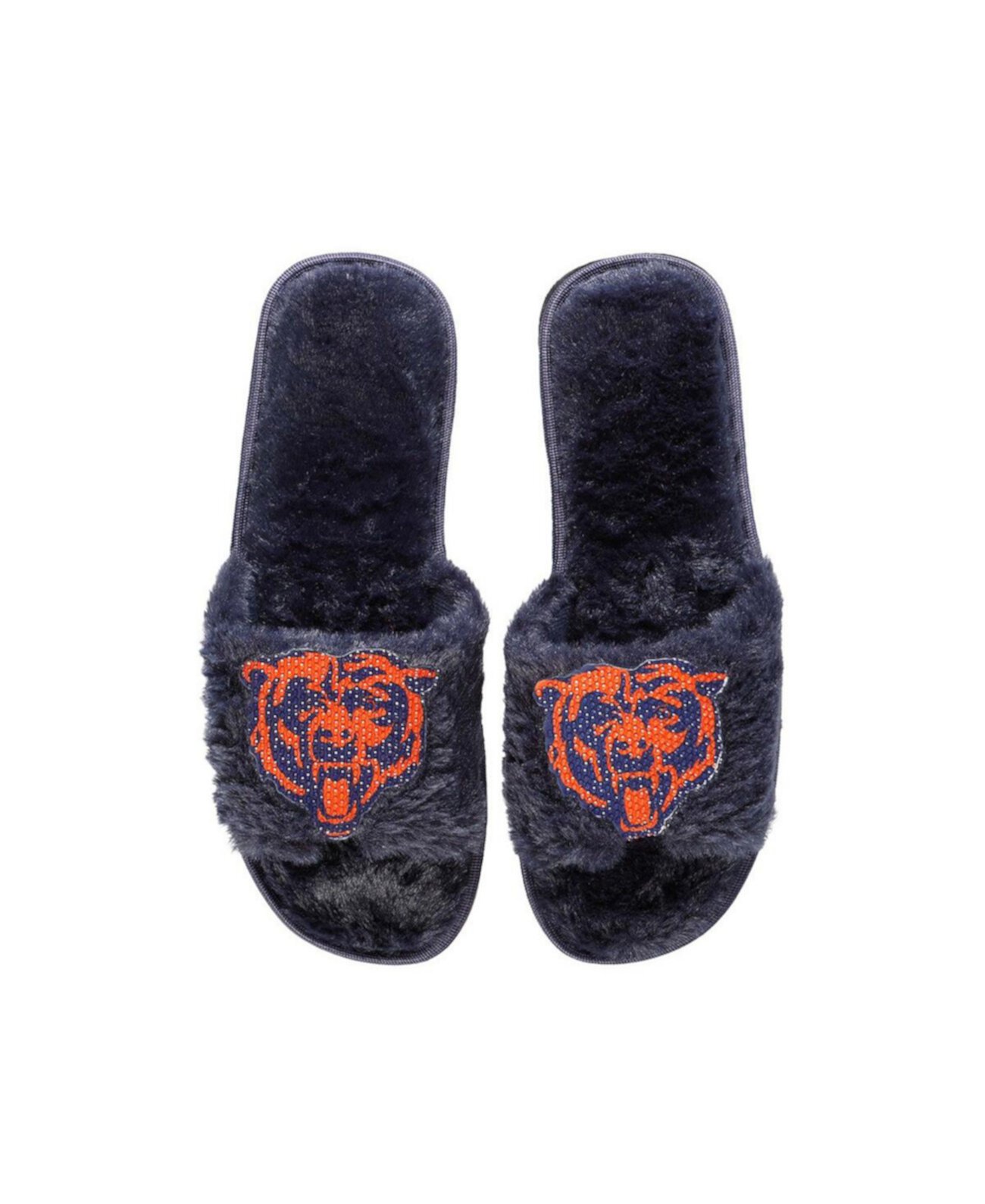 Женские Тапочки FOCO Chicago Bears с стразами FOCO