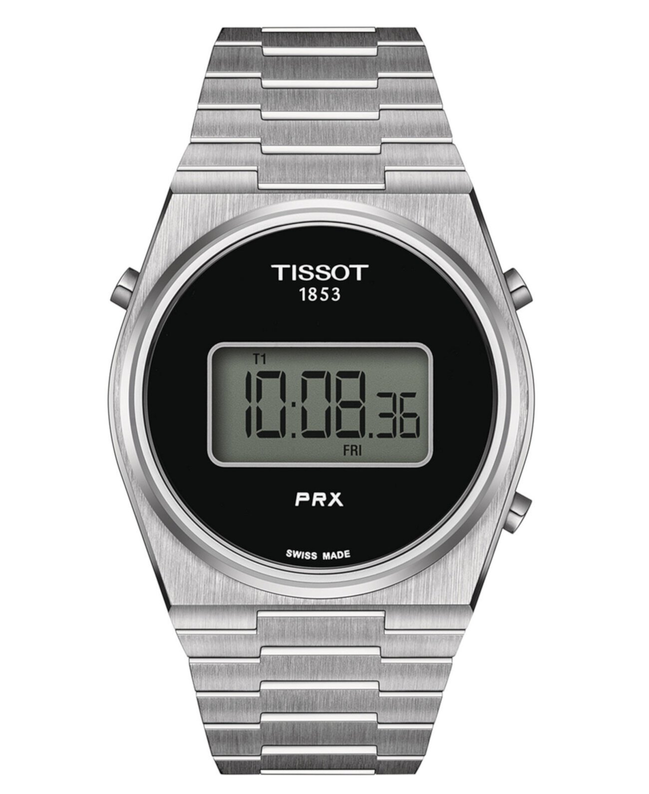 Мужские цифровые часы PRX с браслетом из нержавеющей стали, 40 мм Tissot