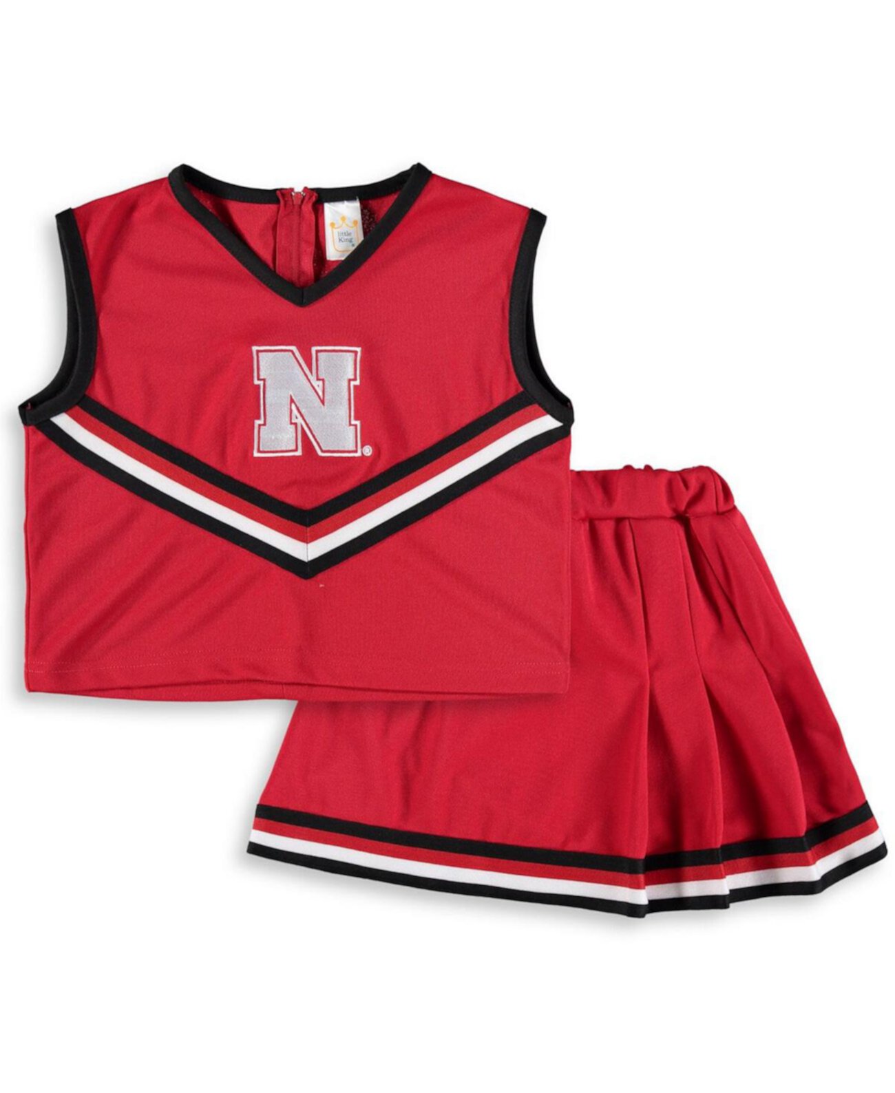 Комплект из двух предметов для поддержки Big Girls Scarlet Nebraska Huskers Little King Apparel