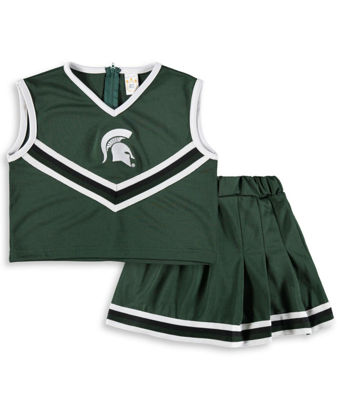 Зеленый комплект из двух предметов для девочек Big Girls Michigan State Spartans Little King Apparel