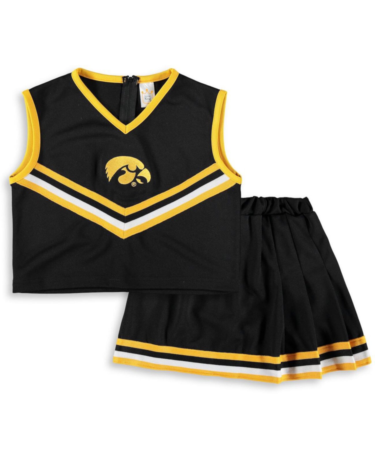 Детские комплекты одежды Little King Apparel Черный комплект для поддержки Iowa Hawkeyes Little King Apparel