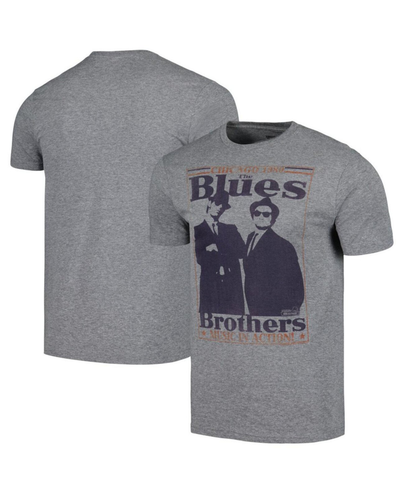 Мужская футболка Heather Grey Blues Brothers World Class American Classics