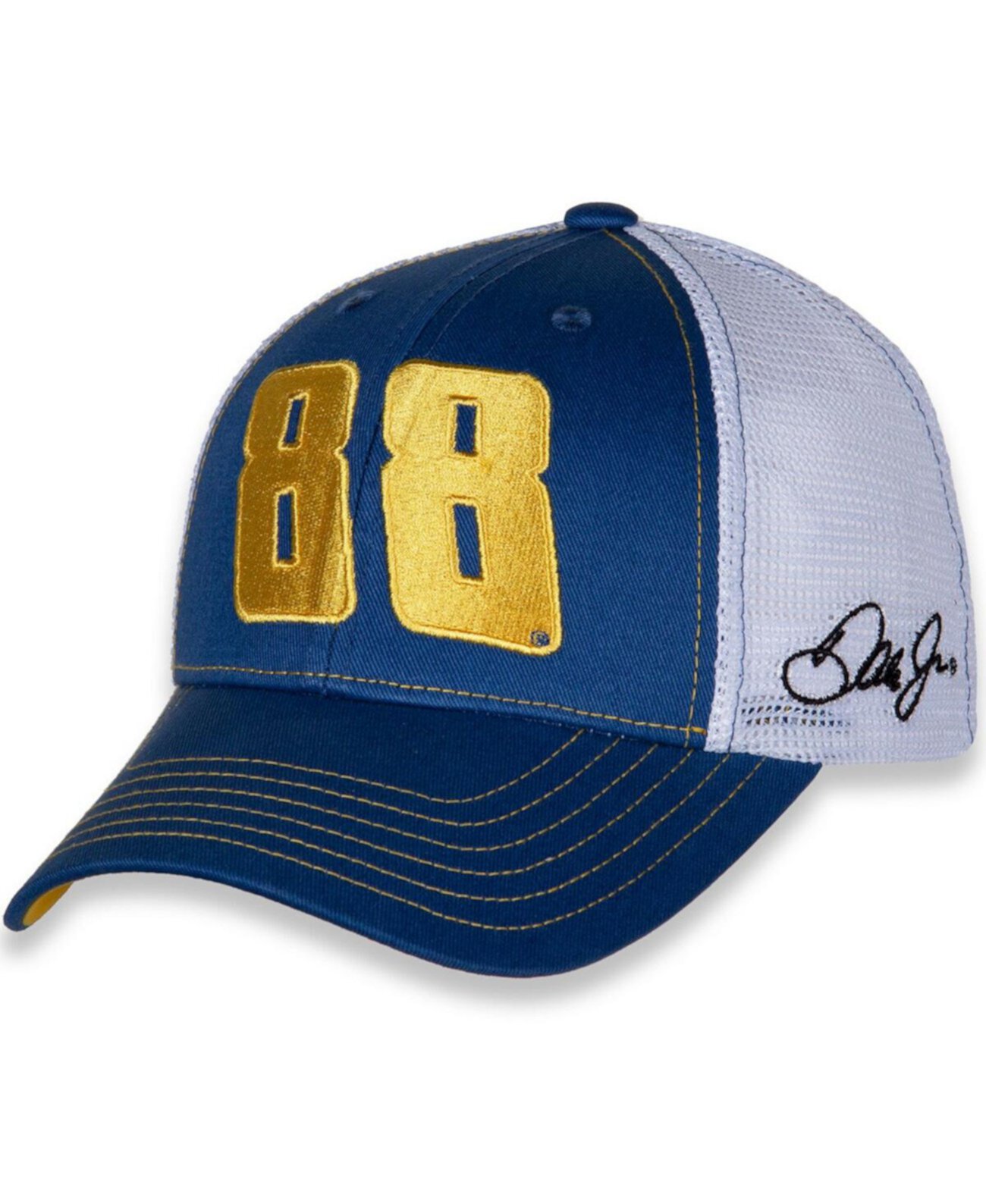 Мужская темно-синяя, белая регулируемая шляпа Snapback с именем и номером Dale Earnhardt Jr. JR Motorsports Official Team Apparel