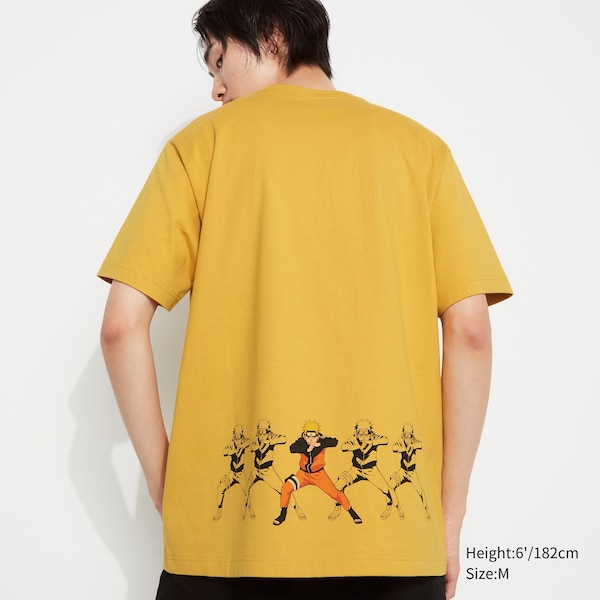 NARUTO UT (Футболка с короткими рукавами и рисунком) (Наруто Узумаки) Uniqlo