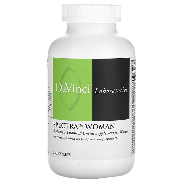Spectra Woman, Комплекс витаминов и минералов, 240 таблеток DaVinci
