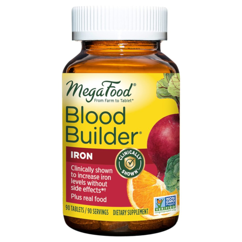 Добавка железа для кроветворения с витамином С, 90 таблеток MegaFood