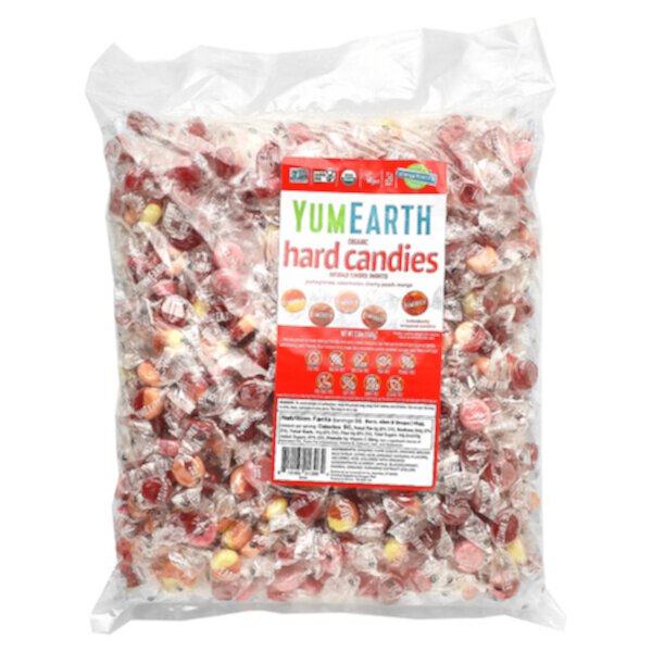 Organic Hard Candies, Assorted, 3.5 lbs (1,588 g) YuMe