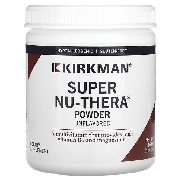 Super Nu-Thera Powder, Без вкуса - 454 г - Kirkman Labs Kirkman Labs