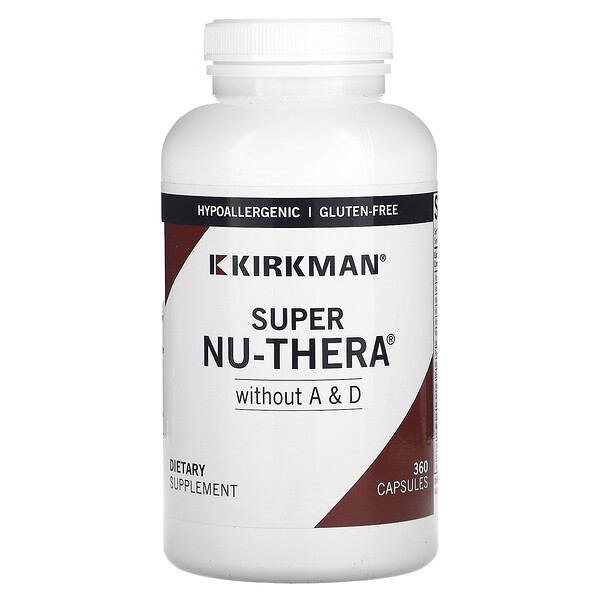 Super Nu-Thera без A&D, 360 капсул Kirkman Labs