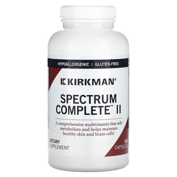 Spectrum Complete II, 300 Capsules (Капсулы) Kirkman Labs