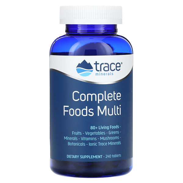 Полный Комплекс Пищевых Мультивитаминов - 240 таблеток - Trace Minerals Research Trace Minerals Research