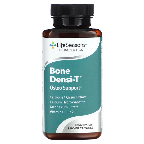 Bone Densi-T, Поддержка костной ткани - 120 вегетарианских капсул - LifeSeasons LifeSeasons