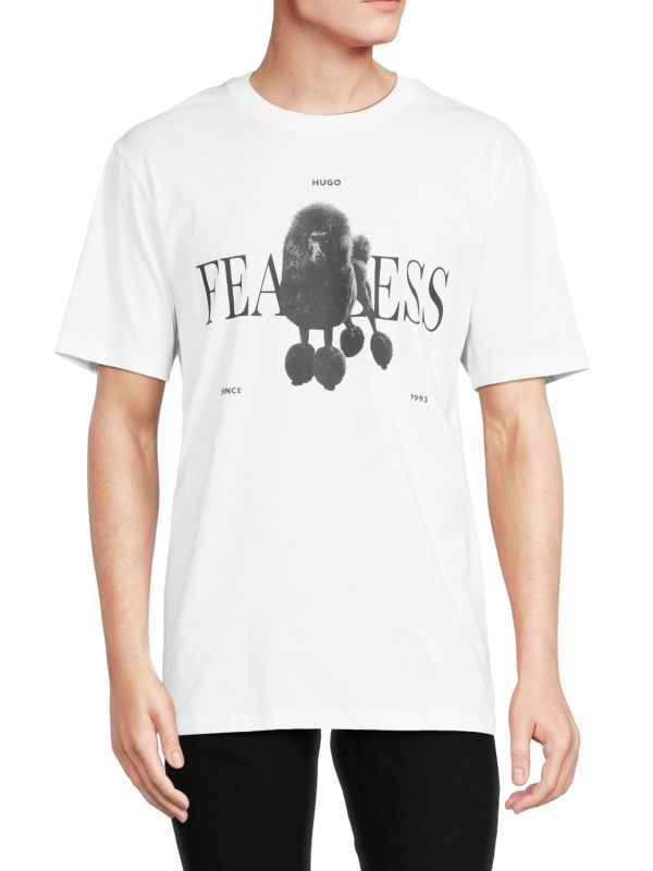 Мужская Хлопковая Майка Dogotino Fearless Poodle HUGO BOSS HUGO BOSS