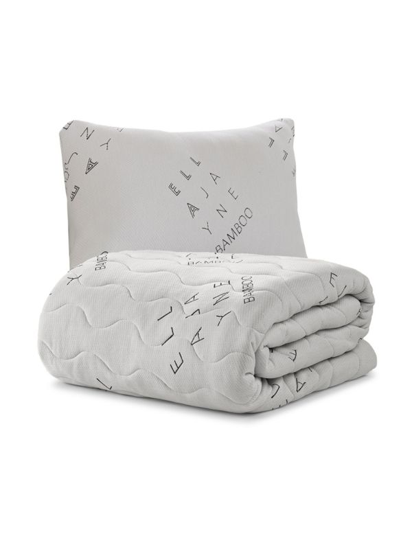 2-Piece Logo Print Bedding Set Ella Jayne