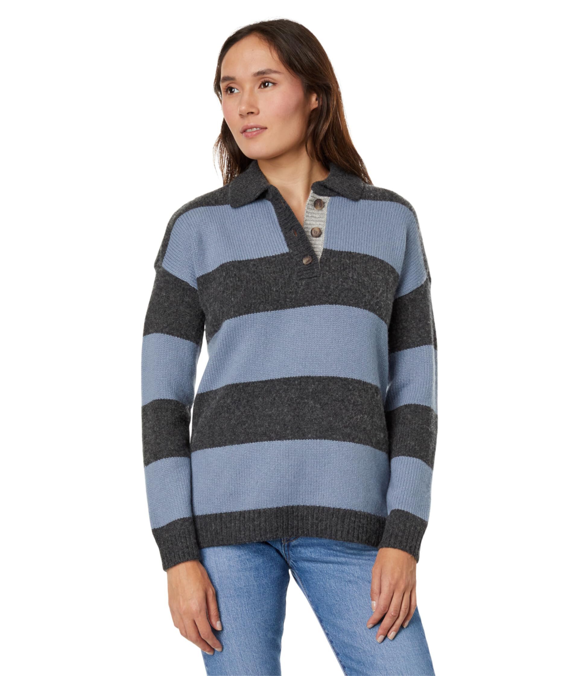 Rugby Stripe Polo Sweater Madewell