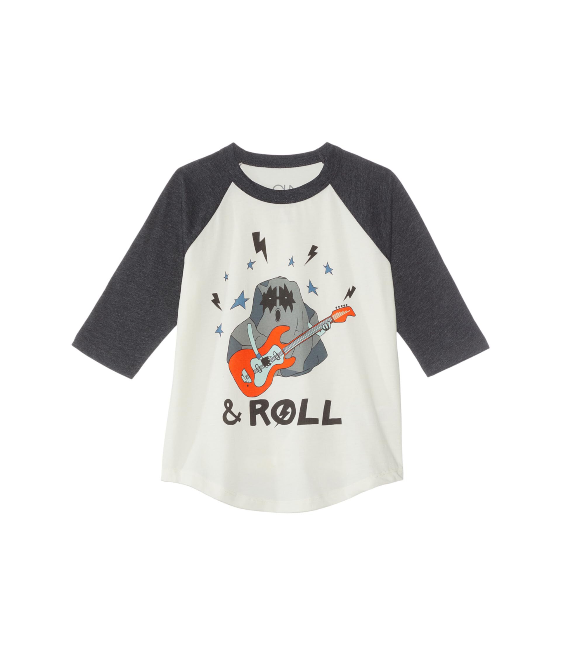 Футболка Rock/Roll Raglan для мальчиков и девочек с 20% переработанных материалов Chaser