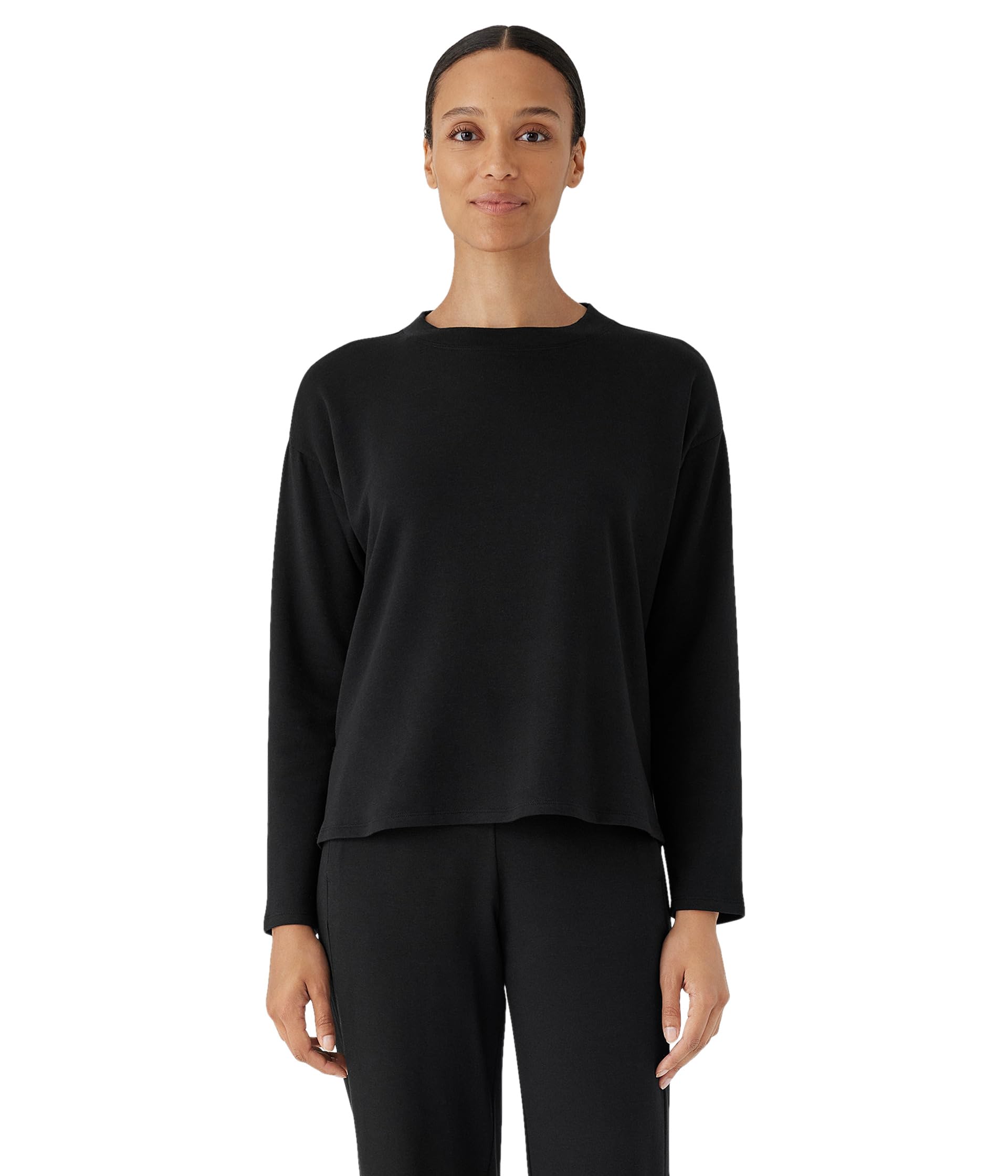 Женская Футболка Eileen Fisher High Crew Neck Boxy Top Eileen Fisher