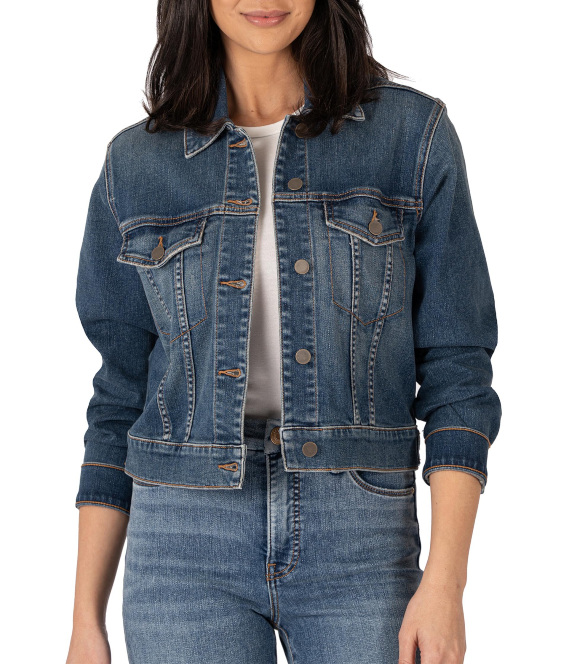 Женская Пуховая жилет KUT from the Kloth Julia Crop Jacket KUT from the Kloth