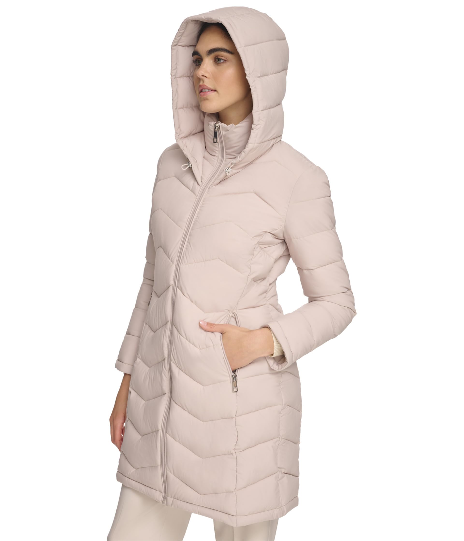 Женская Куртка Calvin Klein Bibbed Walker Puffer Calvin Klein