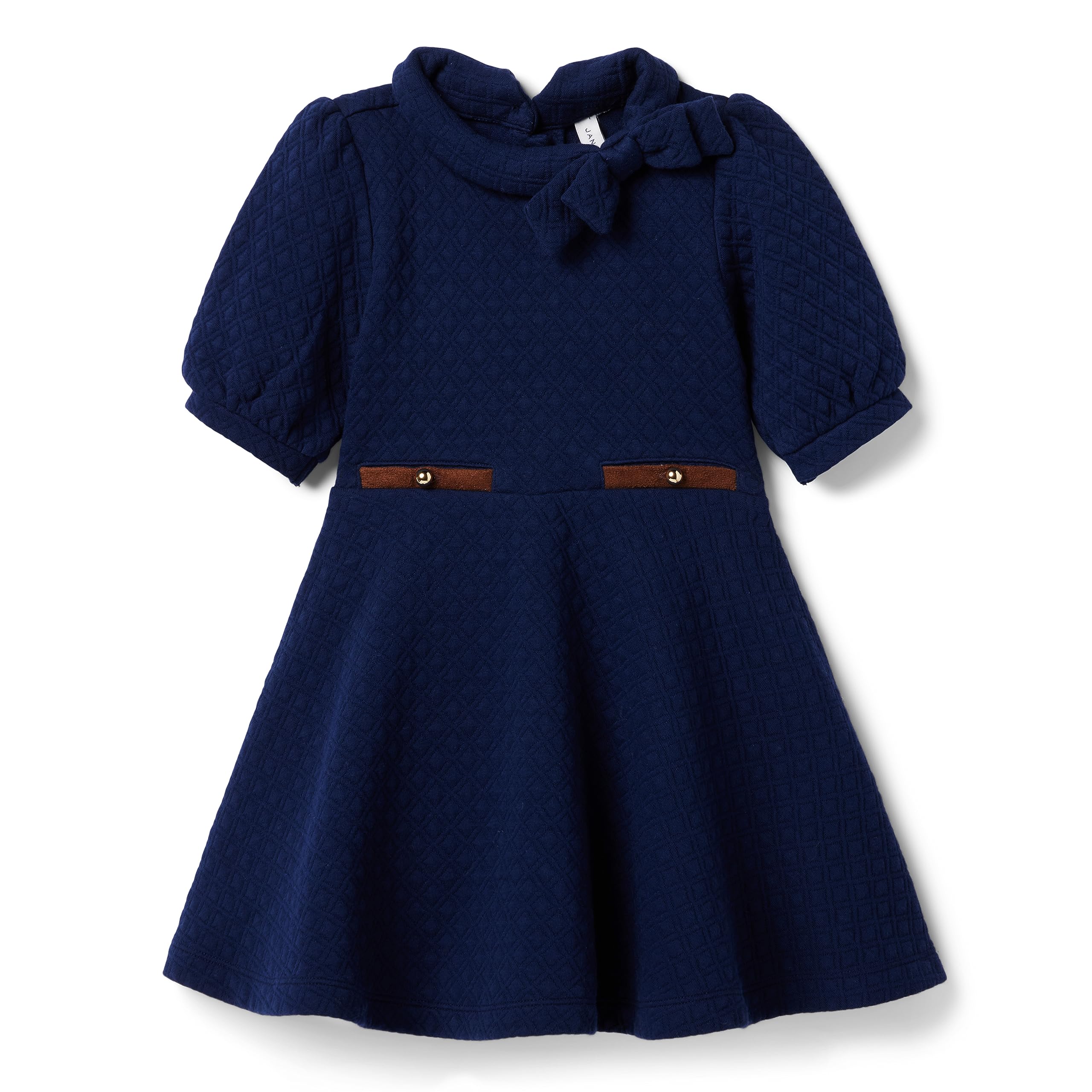 Mattelasse Bow Dress (Toddler/Little Kids/Big Kids) Janie and Jack