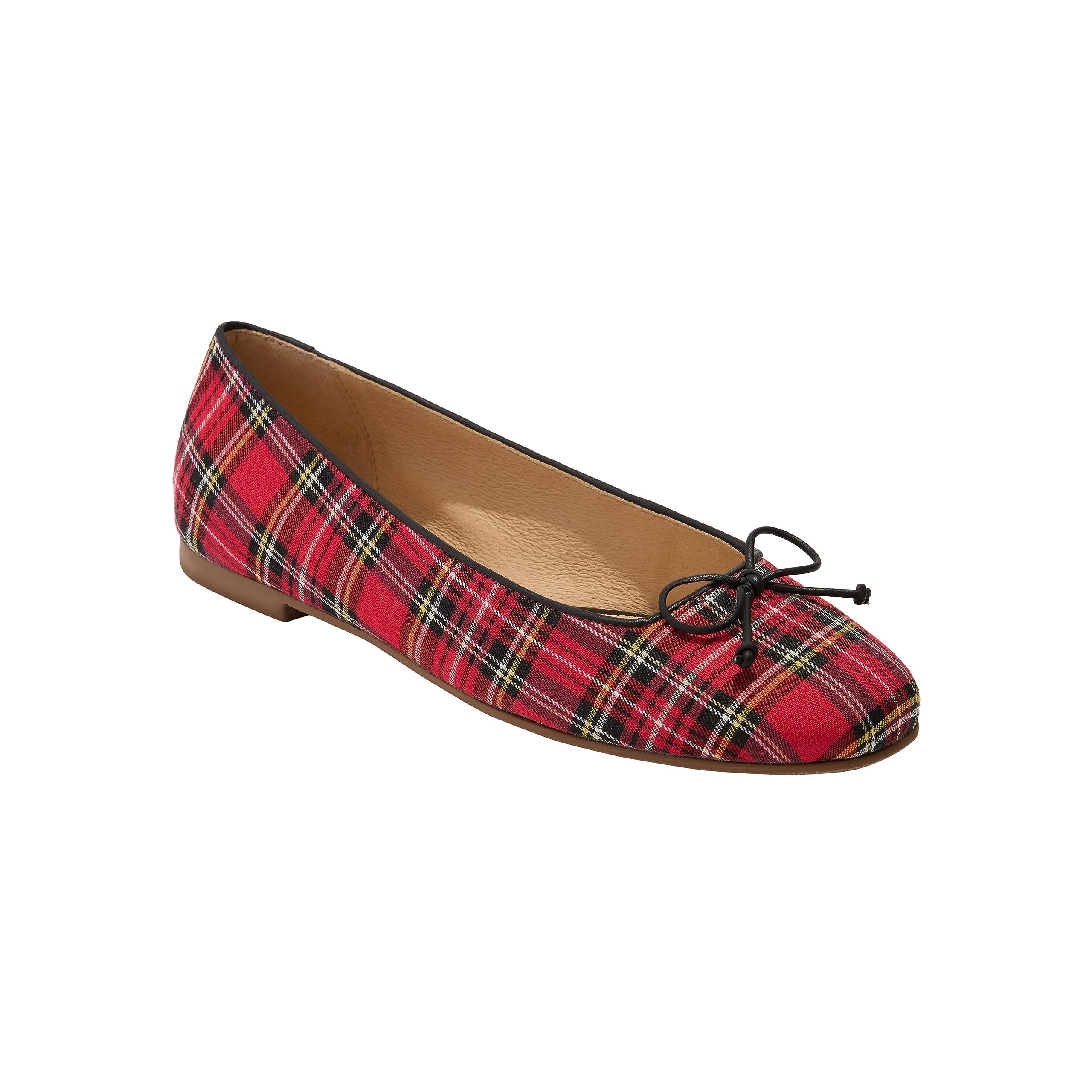 Балетки Jack Rogers Kenlyn Ballet - Plaid с мягким носком и кожаной подкладкой для элегантного стиля Jack Rogers